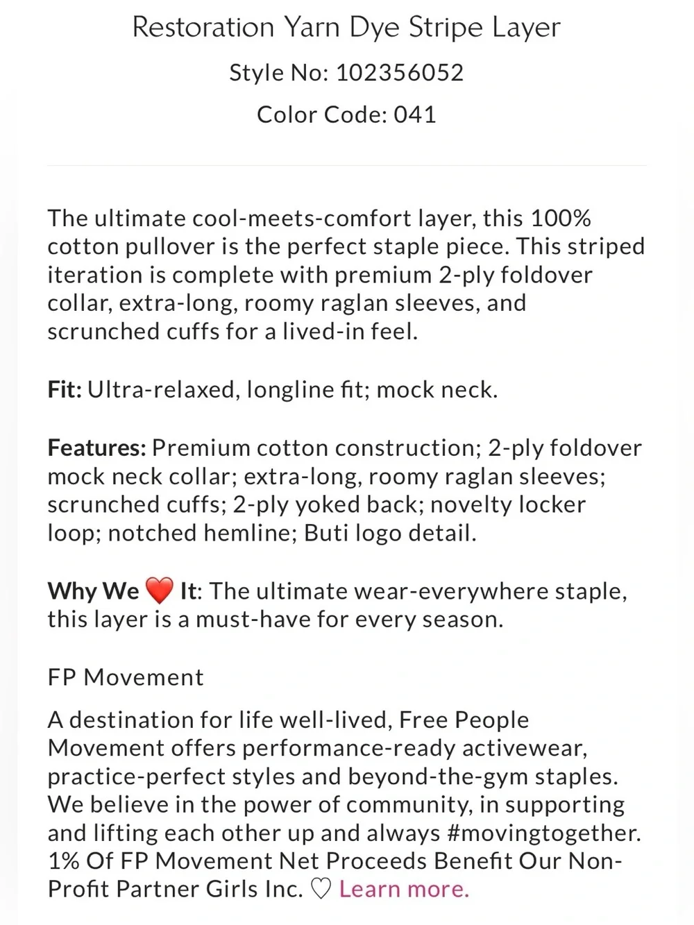 ▪️Free People Restoration Yarn Dye Stripe Layer